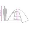 Dome Camping Tent for 4 Persons Olive Green Waterproof