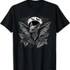 Dark Full Moon Goth Bat T-Shirt