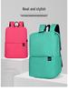 Cross-Border Weiya Lu Multi-Function Colorful Backpack: Student Schoolbag, Business Laptop Bag, Solid Color Casual Backpack.