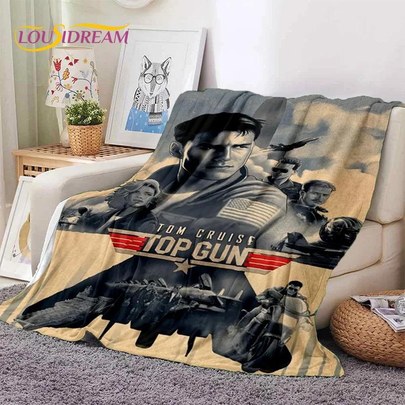 Top Gun Sign Tom Cruise Fighter Soft Flannel Blankets,Throw Blanket Comfortable Blanket for Picnic Beds Sofa Home Bedroom Gifts