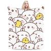 Super Warm Blanket Child Travel Molong  Throw Blanket  Flannel Bedspread For Couch Bed Graphic Sofa Bed Cover