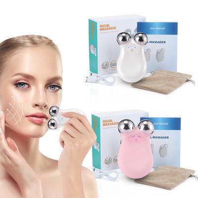 Επαναφορτιζόμενο μασάζ προσώπου 3 Gears Electric Micro-Current 3D EMS Micro Current Deedema Decree Wrinkle Skin Beauty