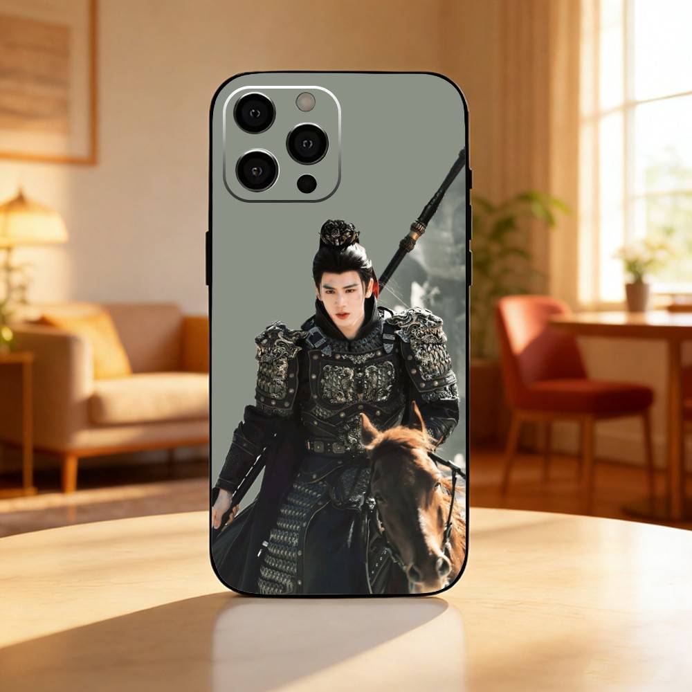Chasing Jade zhang linghe Phone Case For iPhone17,16,15,14,13,12 Plus,Max Soft Silicone Black Cover iPhone14Pro