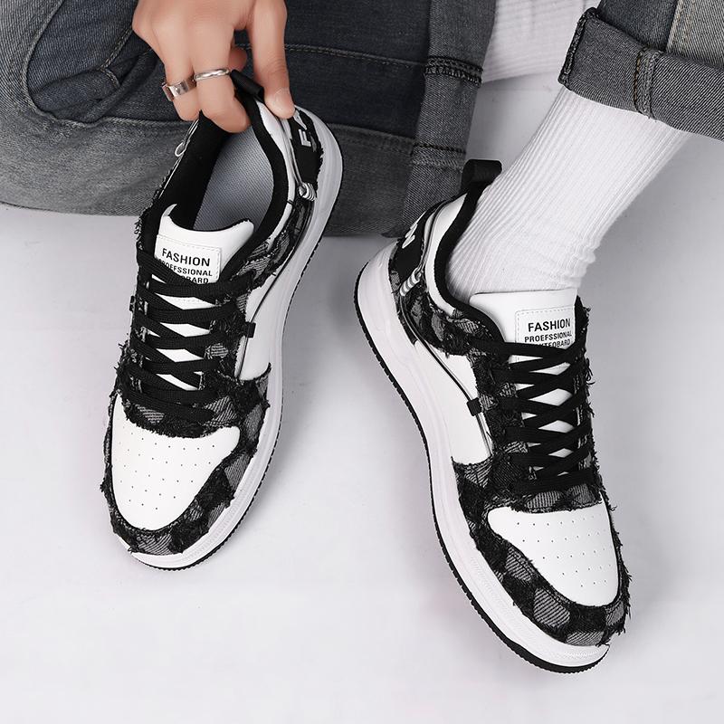 Men’s Jogging Sports Shoes Casual Street Style Running Sneakers Retro Students Plus Size Skate Board Shoes