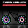 Roues Rayons Lumière Étanche Lumières de Jante de Roue Lumières de Rayons avec 64 LED et 30 Motifs Changeants pour Roues de Vélo VTT Lumière de Rayon