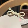 4Pcs Girl Hairpin Dot Print Hollow Bow Tie Design Hair Clips Lightweight Non-Damaging