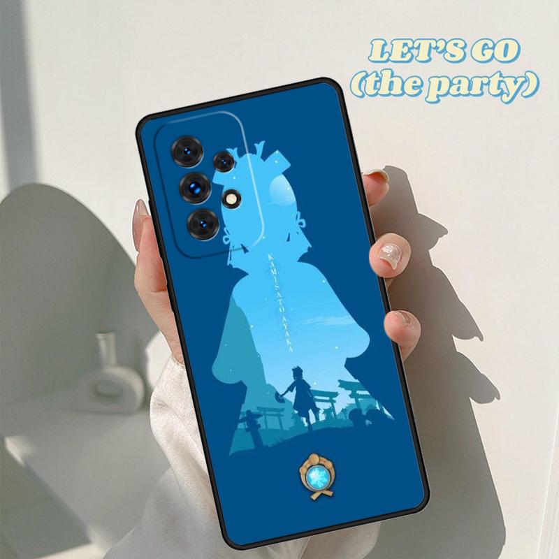 Genshin Impact phone case For Samsung Galaxy A42 A31 A40 A51 A71 A32 A80 A91 A52 A72 A73 A20e A21S A50 A70 A11 A12 Cover