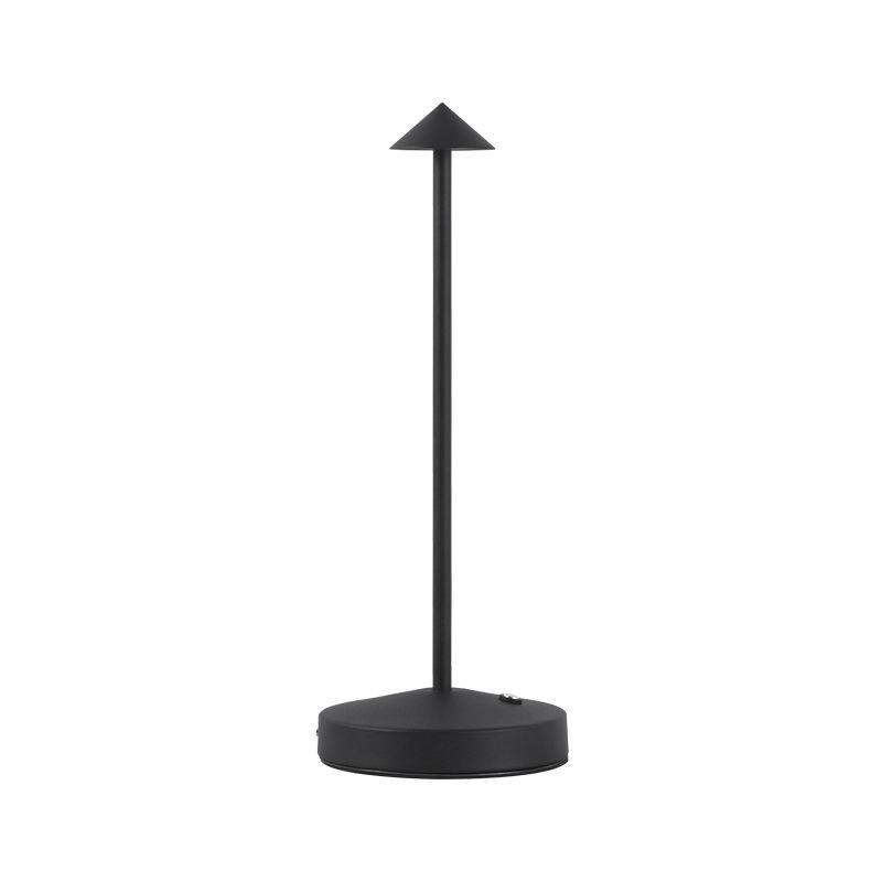 Mushroom LED Spire Table Lamp: Creative Indoor/Outdoor Charging Light for Home & Restaurant Decor