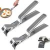 New Stainless Steel Hot Plate Gripper Non-slip Multifunctional Hot Plate Gripper Tongs Anti Scalding Clip Kitchen Gadgets