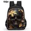 Skull Series Peripheral Animation Printing Backpack Student Bag Support