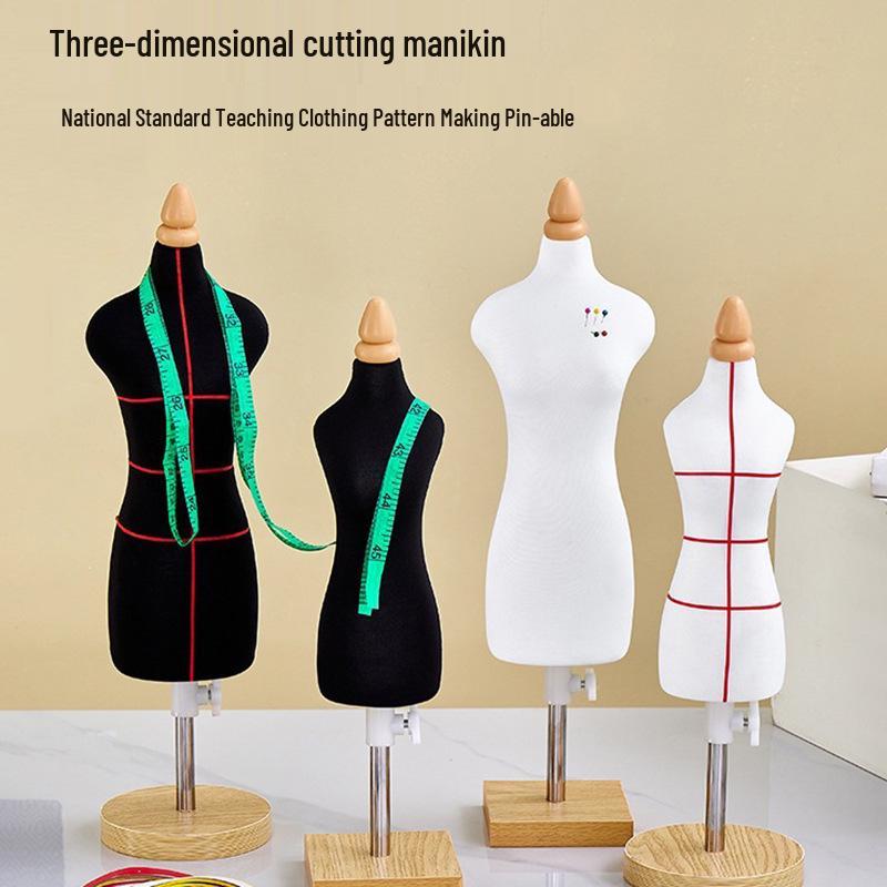 Half-Size Mini Draping Mannequin for Student Clothing Design