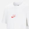 Nike Logo-Print Locker Fit T-Shirt Kinder Tops Weiß HJ3962100
