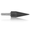 Firewood Bit Cone Wood Splitting Drill Carbon Steel Log Splitter Tool with 3Pcs Removable Shank