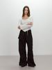 MOIFAIRE Neutral Strap T-Shirt / Ivory