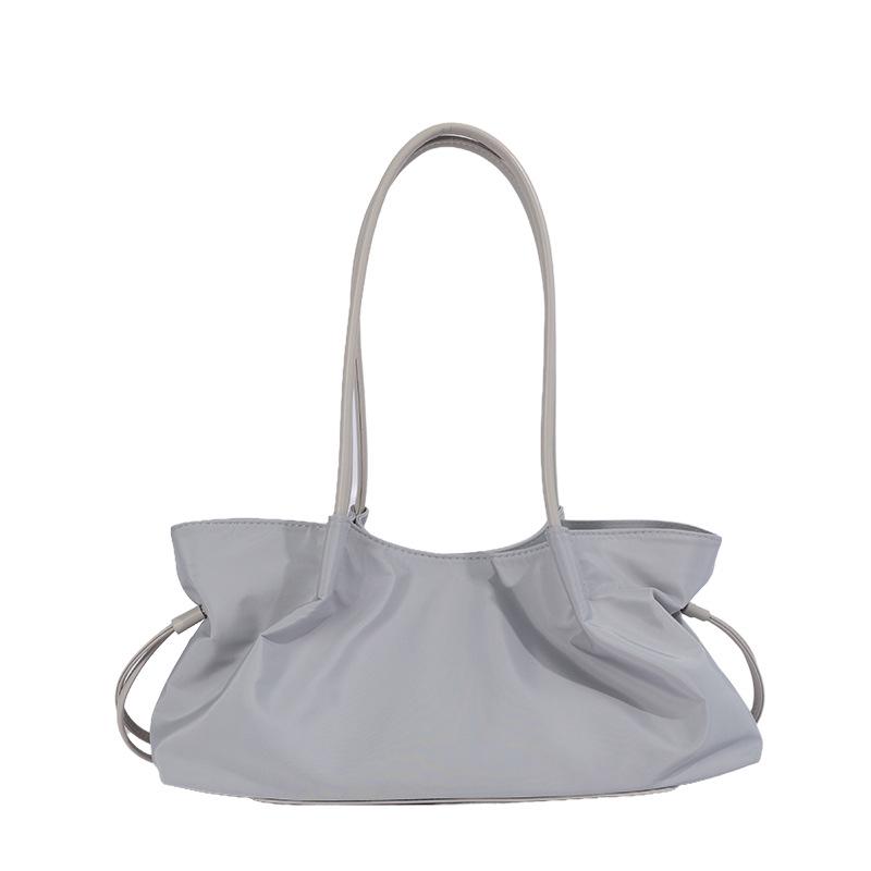 Korean Women's Casual Nylon High-End Tote Bag: Stylish, Large-Capacity, Single Shoulder Commute Handbag