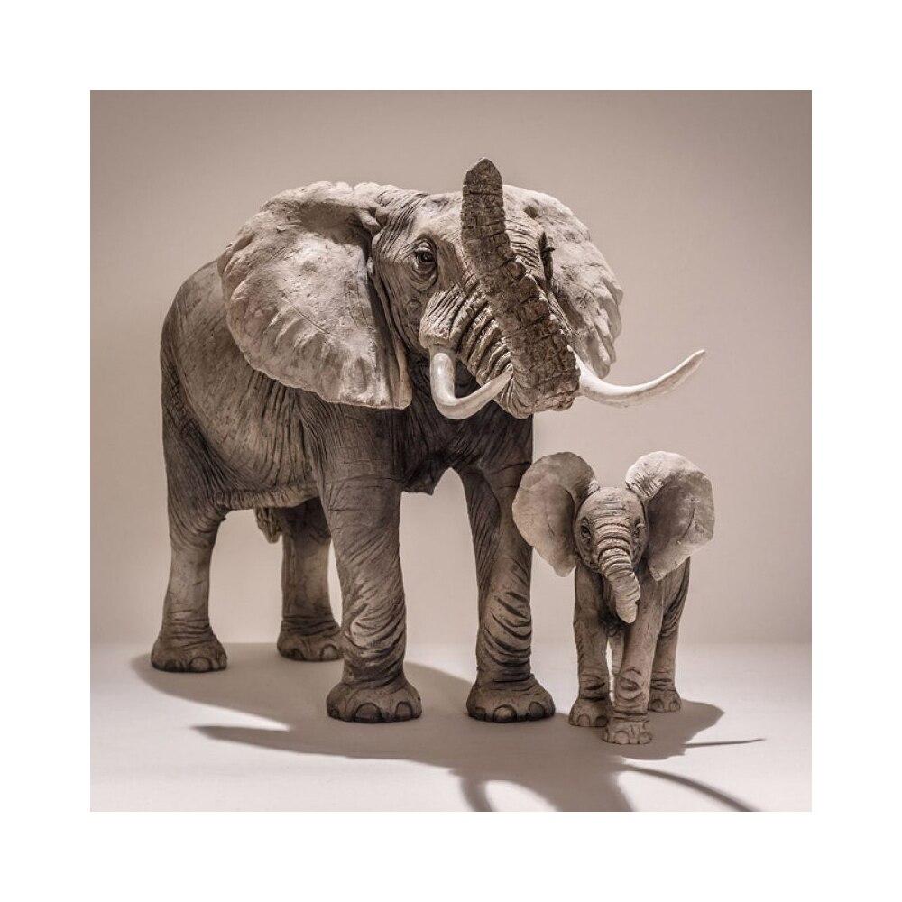 DIY алмазная живопись животное слон мозаика картина 5D алмазная вышивка набор крестиков Рождественское украшение подарок Full Round 20x20CM