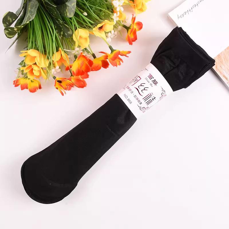 

Женские летние прозрачные нескользящие носки Crystal Beauty длиной до середины икры One Size - Women