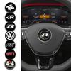 W152Para VW GTI Golf Polo Passat Tiguan R RLine CC Touareg Pegatina Decorativa de Emblema para Volante de Coche Accesorios de Automóvil