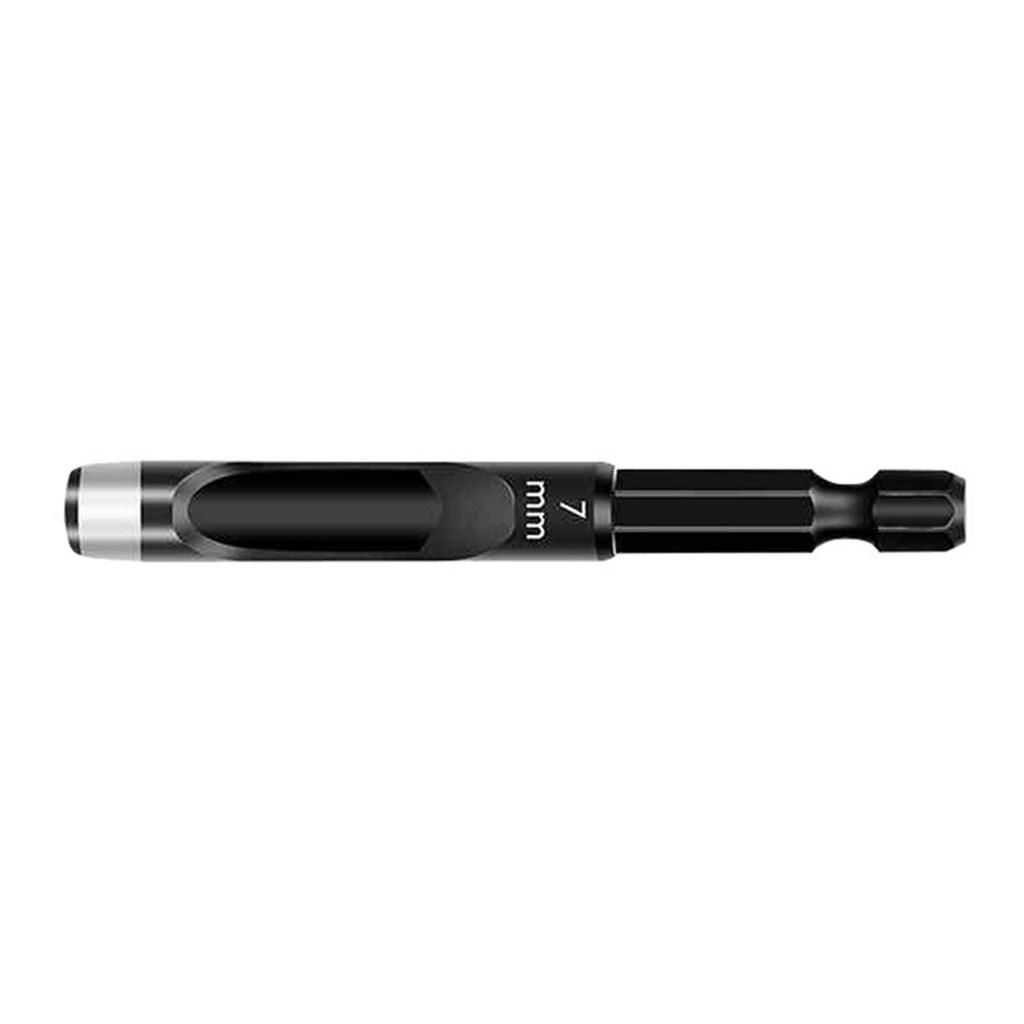 Leather Hole Punch 1/4inch Handle Extended Hex Shank Drill Carbon Steel Hollow Punch for Fabric and Leather Working