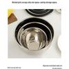 LISM 3-Piece Stainless Steel Mixing Bowl Set with Transparent Lid