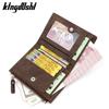 Vintage Männer Leder Luxus Brieftasche Kurze Schlanke Männliche Geldbörsen Geld Clip Kreditkarte Dollar Brieftasche Herren Karte Geldbörse