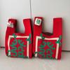 National Style 2025 Red Knitted Holiday Handbag Gift for New Year Newlyweds