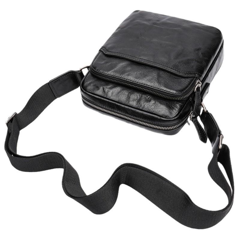 Real Leather Men's Shoulder Bag Korean Version Backpack Top Layer Cowhide New Business Casual Crossbody Trend