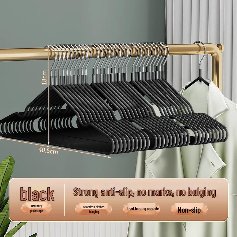 10-Pack Thickened Non-Slip Clothes Hangers for Home & Dorm Use