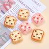 DIY Cute Resin Accessories: Cream Glue Cartoon Hair Clips & Crocs Charms, Cheese Toast Food Toy Decorations