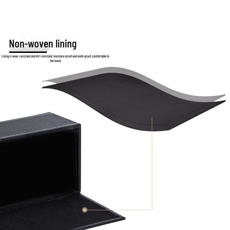 Large Leather Tissue Box Holder