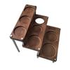 Espresso Tamping Stand Space-Saving Coffee Tool Holder Wood for Café, Baristas