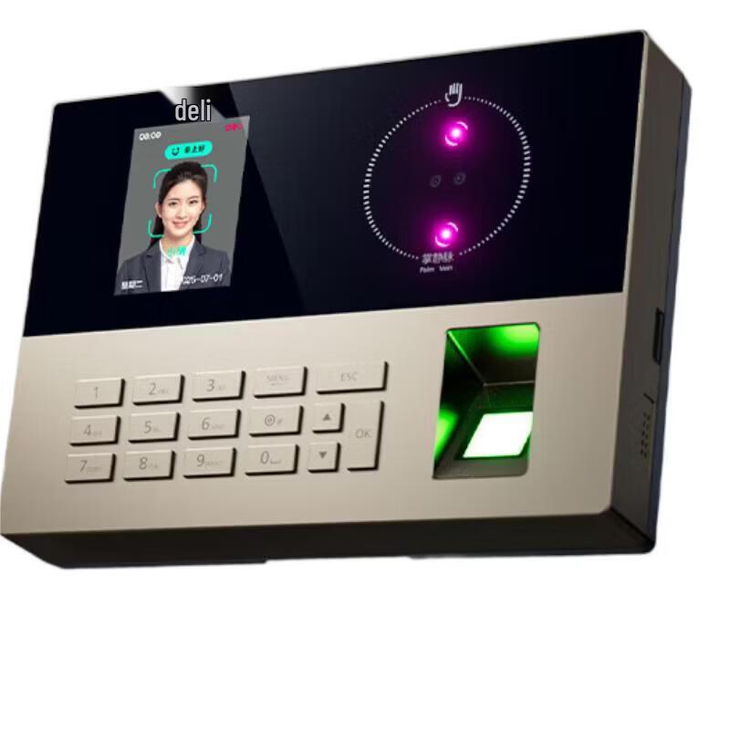 

Deli Smart Multi-Biometric Cloud Attendance System CN plug (adapter included)