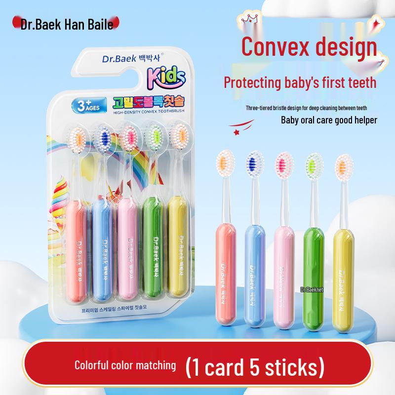 Korean Children's Soft Bristle Cartoon Lion Toothbrush (Ages 3-12) for Oral Care