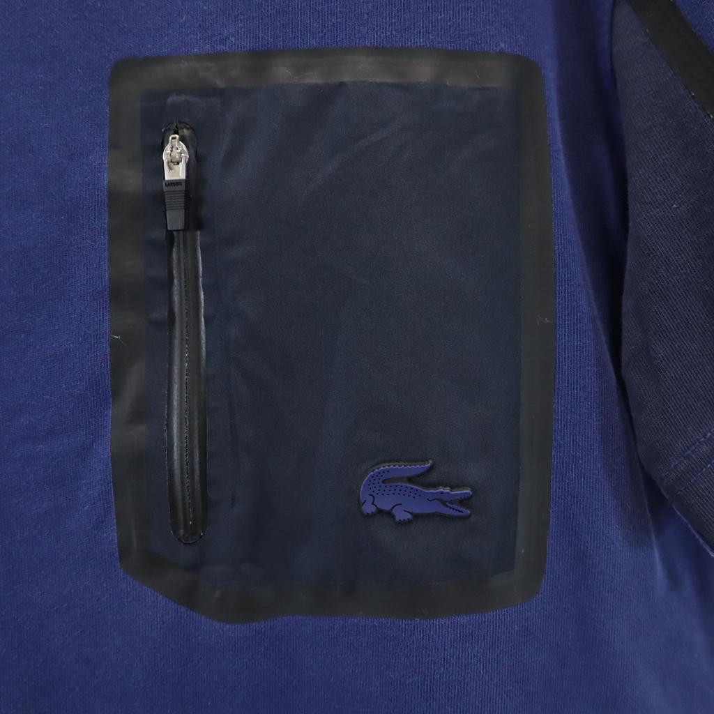 LACOSTE Short sleeve T-shirt 3 Navy Poke T Men's Used