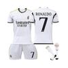 23-24 Ronaldo 7 Real Madrid Jersey New Season Latest Football Jerseys for Adults Kids Children 26(140-150cm)