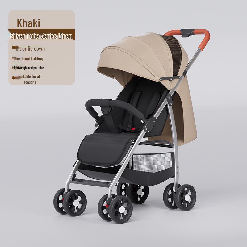 

Реверсивная детская коляска с высоким обзором: Функции «Сидеть и лежать», Складной, Сверхлегкий, Амортизирующий для возраста 0-3 года