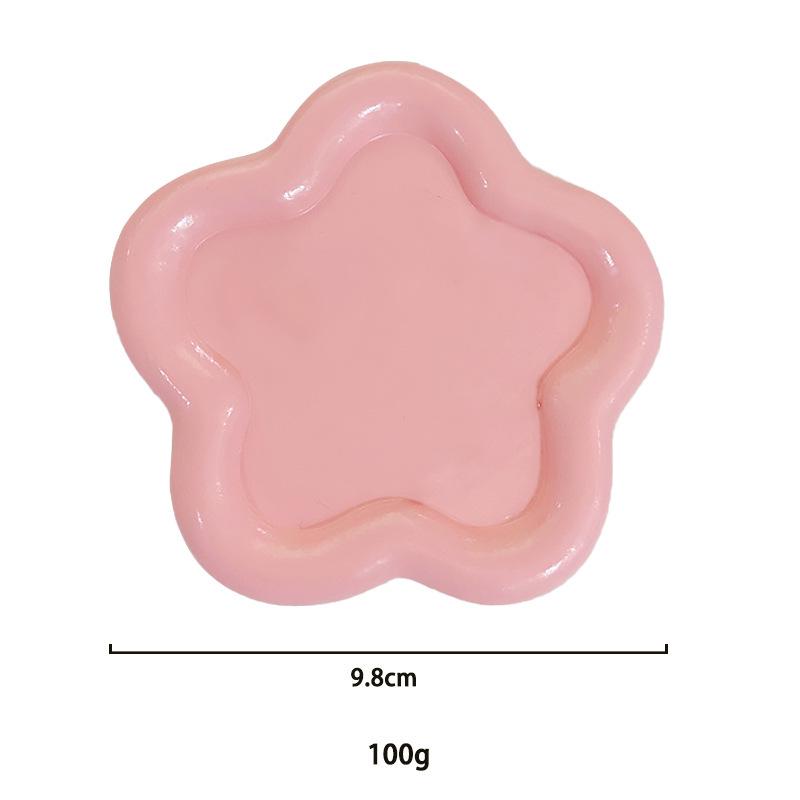 Heart-Shaped Jewelry Dish & Cloud Plate Coaster - Creative Resin Home Decor Resin Jewelry Dish