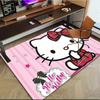 1pc Sanrio Hello Kitty Mermaid Printed Office Carpet Rectangle Rug Under The Table,Perfect Room Decor for Living Room, Bedroom, Kitchen, Non-slip Floo