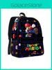 Super Mario Cartoon Backpack With Waterproof Material For School And Daily Use