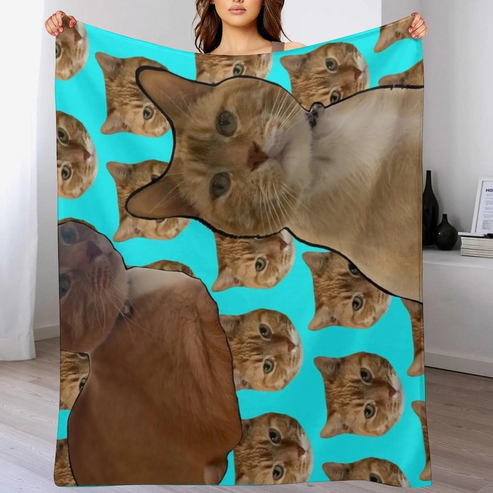 

Field of Ginger Cats Named Steve Throw Blanket Air Conditioner Soft Blanket for Office Home 102x76cm(40x30in)