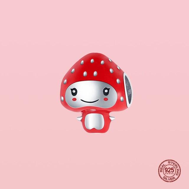 Pendentif en argent sterling 925 avec perles pour bracelet et collier Panjia originaux, bijoux pour femmes