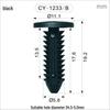 Universal Nylon Christmas Tree Car Rivet Screws