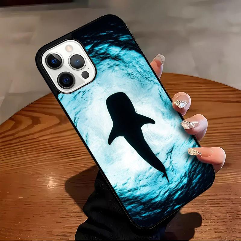 

Ocean Whale Shark Animal Phone Case For iPhone 17 Air 16 15 14 13 12 11 Pro Max Max Plus Bumper Case Cover iPhone 16plus