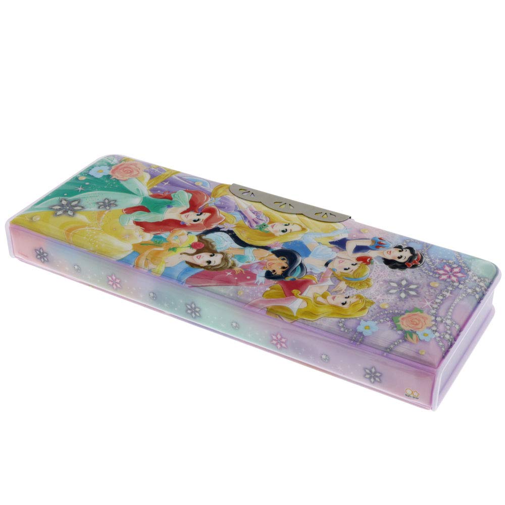 Sunstar Stationery Disney Pen Case Compact Pencil Case Yokopita Hologram Princess S1313150
