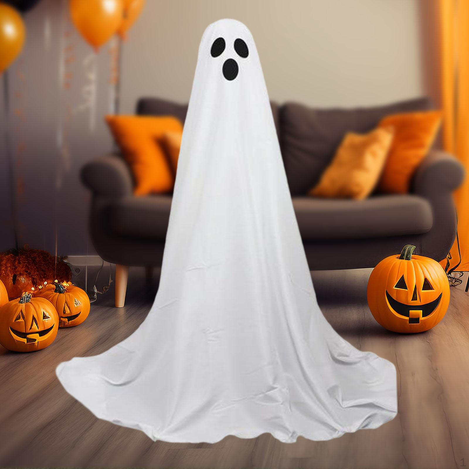 

Хэллоуин Привидение Свет Светящийся Белая Ткань Призрак Уличное Украшение Долговечность Тайна Small