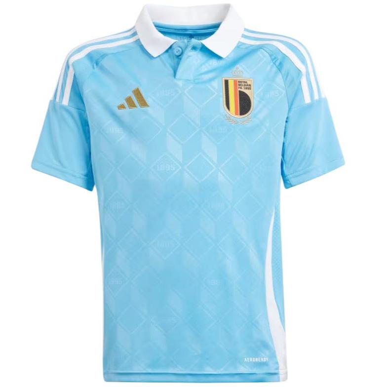 Adidas Kids Top BELGIUM 24 AWAY JERSEY KIDS Blue Kids IQ0763 152