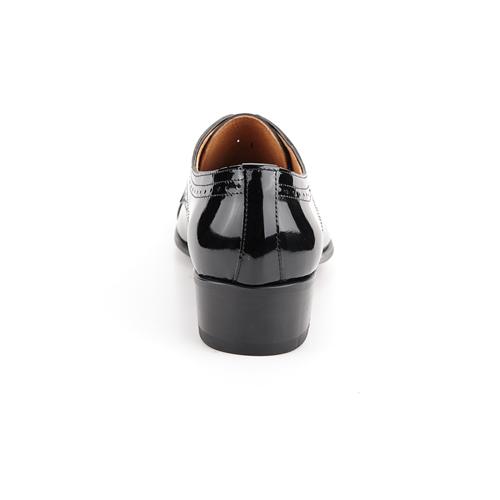 Roshoeman 6047-1 Straight Tip Black Crinkle