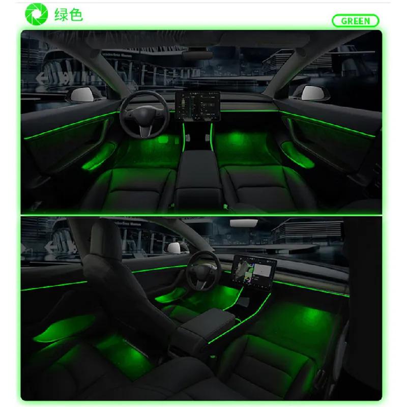 

Набор беспроводных светодиодных ламп для создания атмосферы в автомобиле с управлением через приложение