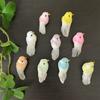 2Pcs Cute Artificial Birds Fake Foam Animal Simulation Feather Birds Models Tit Diy Craft Home Garden Floral Ornament Decoration