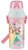 Skater Antibacterial Plastic Water Disney Princess 21 Made In Kids' Ag+ Bottle, 480ml, Design, Japan, PSB5SANAG-A